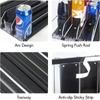 Spring Push Can Organizer Self-Pushing Beverage Pusher Shelf Storage Shelf Can Shelf Pusher  Water