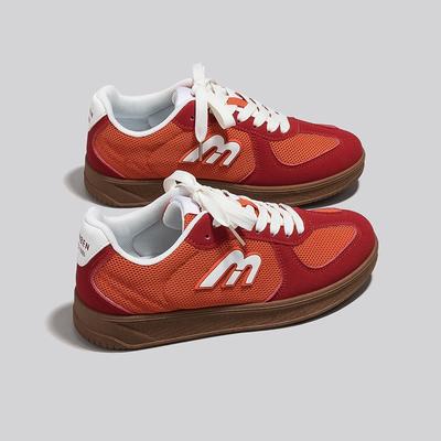 Парная обувь ретро дышащая женская осенняя на плоской подошве женская повседневная спортивная обувь для скейтборда низкие кеды