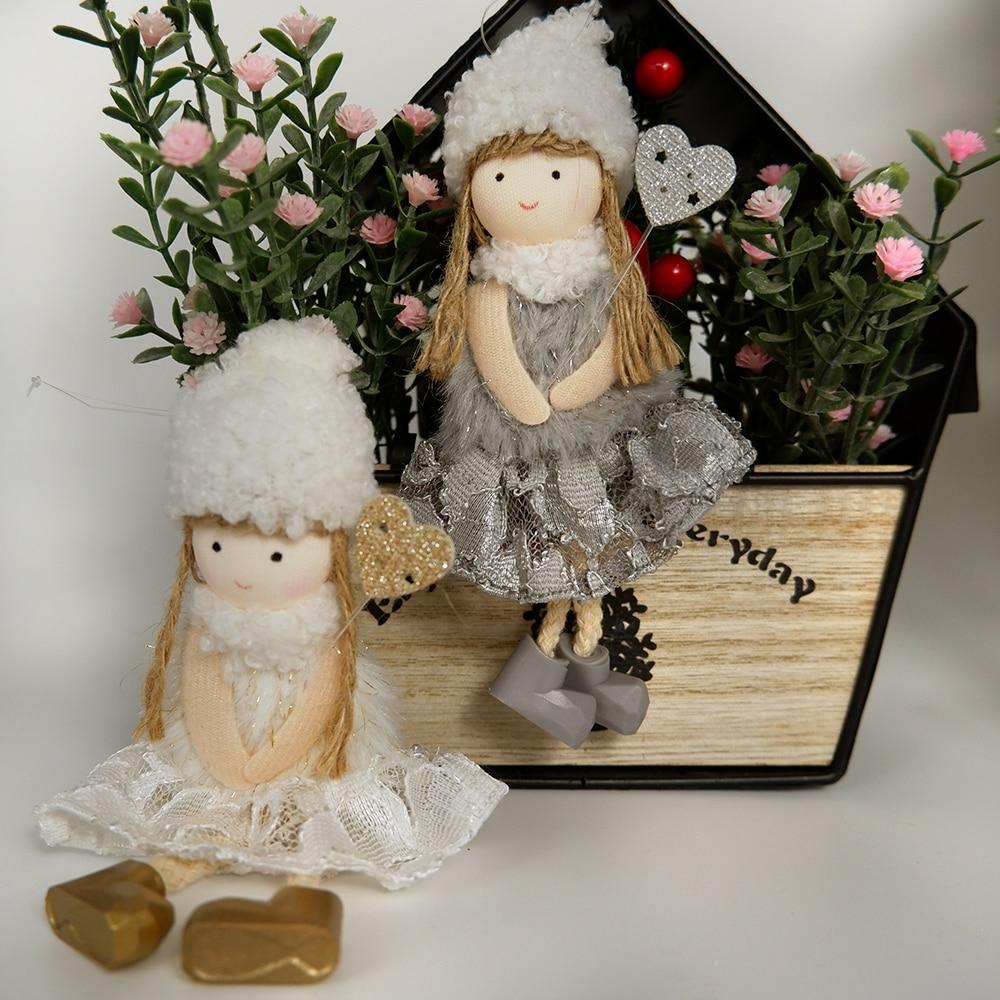 Рождественские украшения, кукла-ангел, игрушка, подвесной кулон, елочные украшения, рождественские украшения для дома, Новый год
