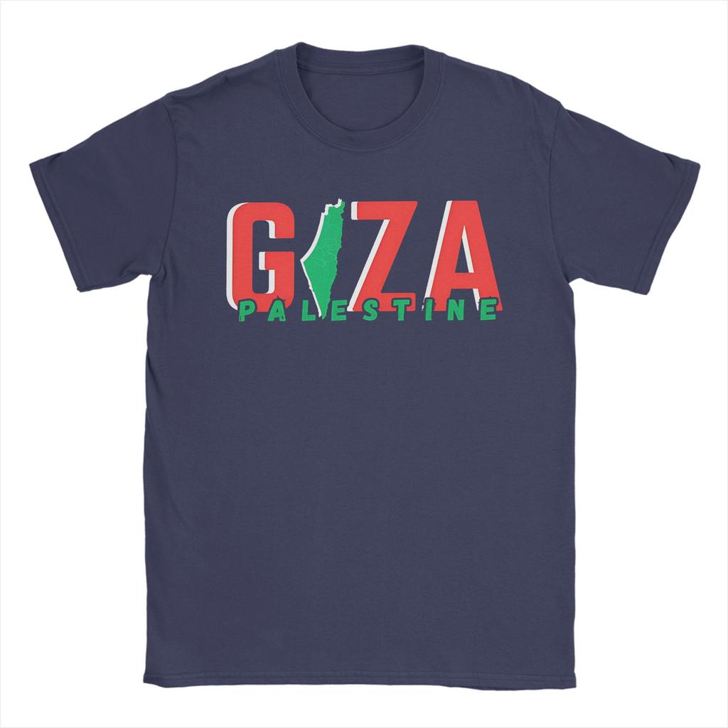 Unisexs TShirt Palestine Gaza Novelty Cotton Tees Short Sleeve T Shirts Round Neck Clothing Summer