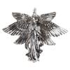 Antique Silver Angel Charm Pendant for DIY Jewelry Making Necklace Bracelet Handcraft Works Distressed Angels 6 Wings