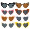 3-9 Years Heart-Shaped Vintage Kids Sunglasses Heart Sunglasses Glasses Toddler Sunglasses