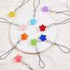 Five-Pointed Star Pendant Phone Charm Hanging Rope Y2K Phone Chain Strap Bag Decoration Lanyards Keychain Accessory
