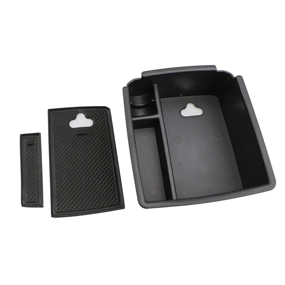 For VW Tiguan MK2 2016 - 2022 Center Console Organizer Tray Armrest Storage Box Car Accessories