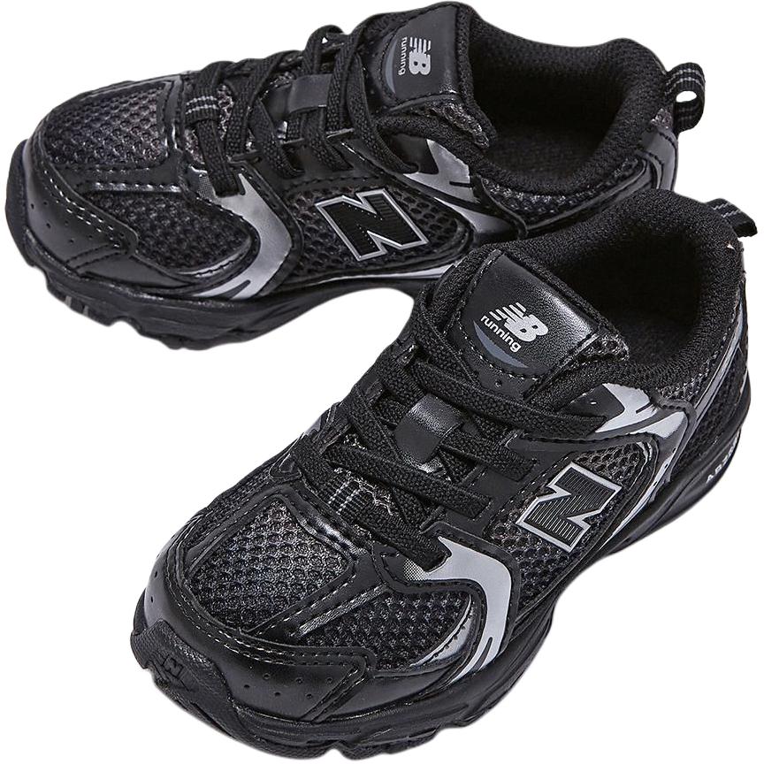 New Balance Nb 530 Удобные Мягкие Низкие Кроссовки для Ходьбы Детские Кроссовки Черные IZ530LT