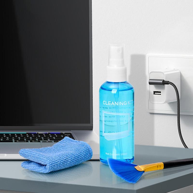 Набор для чистки Очиститель экрана компьютерного телевизора Эффективная очистка экрана ЖК-телевизора Необходимая очистка компьютерного телевизора