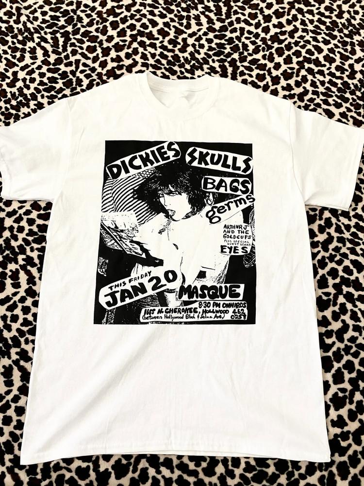 THE DICKIES band White 100_ Cotton Full sizes T-shirt Gift For Fan Unisex T-Shirt