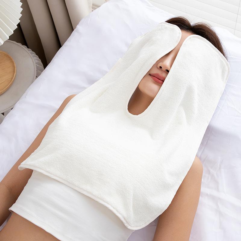 Коралловый флисовый U-образный полотенце для салона красоты, впитывающий грязь и воду