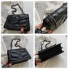 Advanced Westernized Women's Shoulder Bag Versatile Chain Underarm Bag Single Shoulder Crossbody Bag Ins Style Small Square Bags