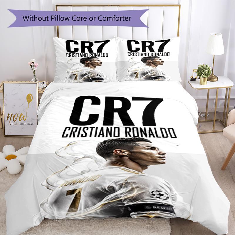 Cristiano Ronaldo Bedding Set Breathable Duvet Cover With Pillowcases Home Decoration Birthday Gift