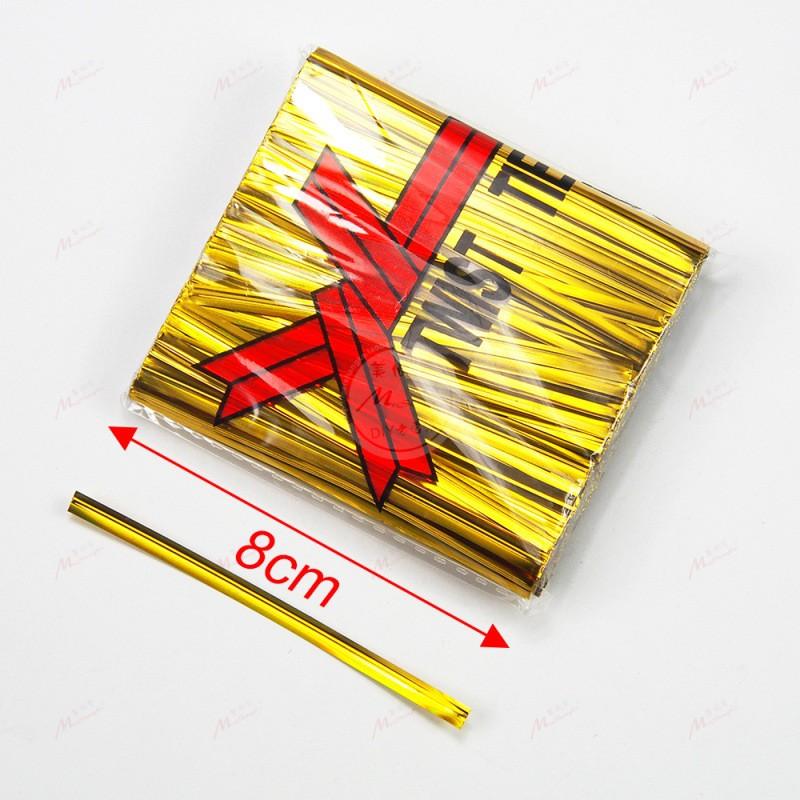 8см Проволочная стяжка, Плотно завяжите упаковочный пакет стяжной лентой