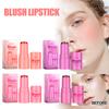 Fruit Jelly Blush Lip Gloss Stick Series, Natural Nude Makeup, Light and Long-lasting, Easy To Color Blush Lip Gloss Stick