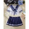 JK Schoolgirls Miniskirt Set Cosplay Student Uniform Bra Kit Erotic Costume Ultra Sexy Lingerie Dress Sex Outfit Japanese Style