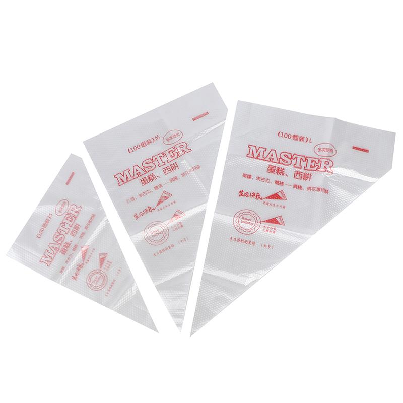 2Bags Disposable Piping Bag Nozzle Fondant Cake Decorating Pastry Icing Nozzles