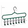Windproof Clothes Drying Rack 8 Clips Hat Rack New Clothes Hanger  for Home Dormitory