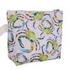 AnemosS Crab Patterned Multi Color Makeup Bag