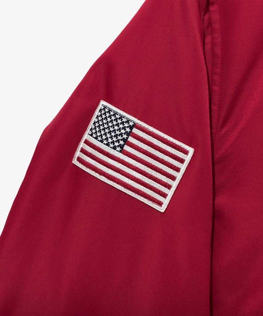 New Era Mlb Washington Nationals Authentic Stadium Jacket Red