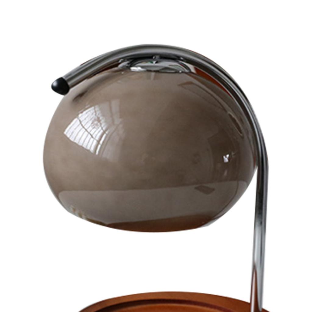 Арома лампа для плавления воска ретро деревянный поднос для хранения стеклянная лампа для подогрева свечей спальня прикроватная лампа