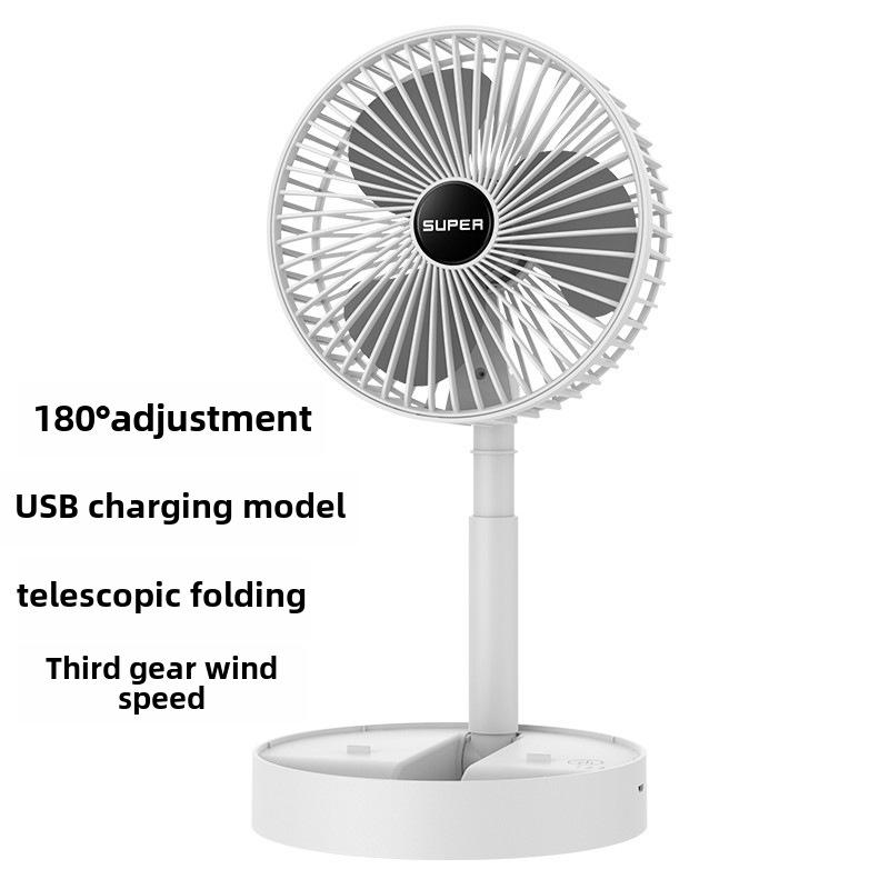 Rechargeable Portable Mini Desktop & Handheld USB Fan