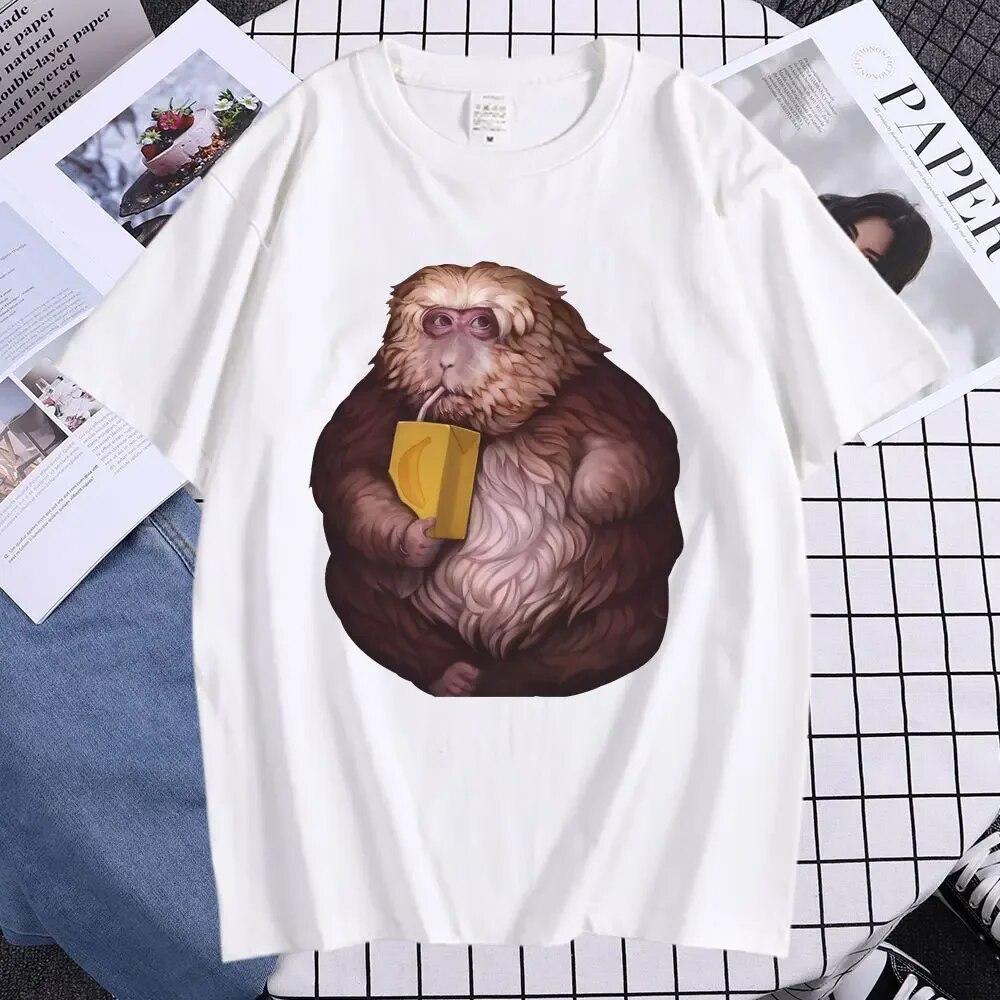 Забавная футболка с графическим принтом Zoon XingXing Monkey, летние хлопковые футболки с короткими рукавами, одежда унисекс с круглым вырезом, крутая футболка большого размера