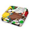 Soft Warm Blanket Picnic Mikecracked Mikes  Throw Blanket  Flannel Bedspread For Outdoor Comfortable Sofa Bed Cover