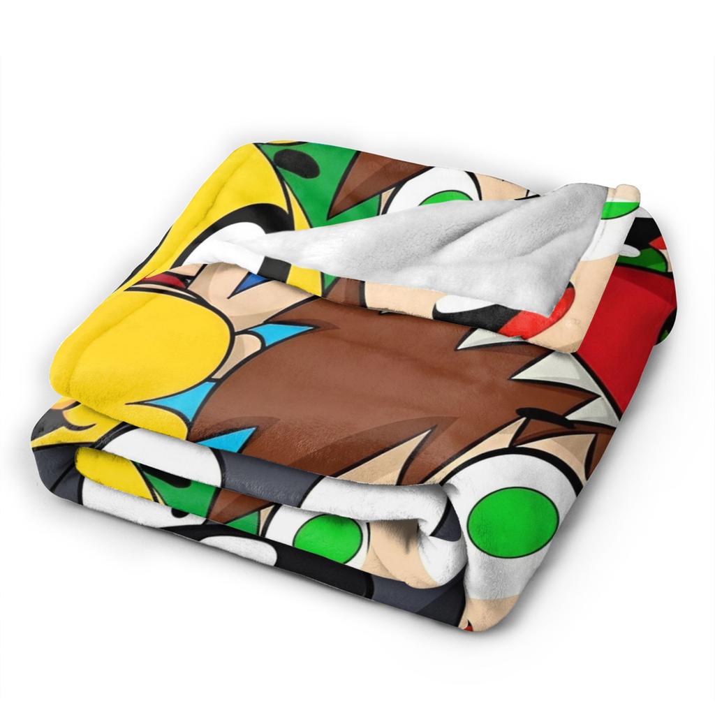 Soft Warm Blanket Picnic Mikecracked Mikes Throw Blanket Flannel Bedspread For Outdoor Comfortable Sofa Bed Cover