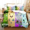 Set Biancheria da Letto Stampa 3D Gioco Miitopia Set Copripiumino Stampato 3D Adatto per Camera da Letto Con Federe Tessili per la Casa per Bambini