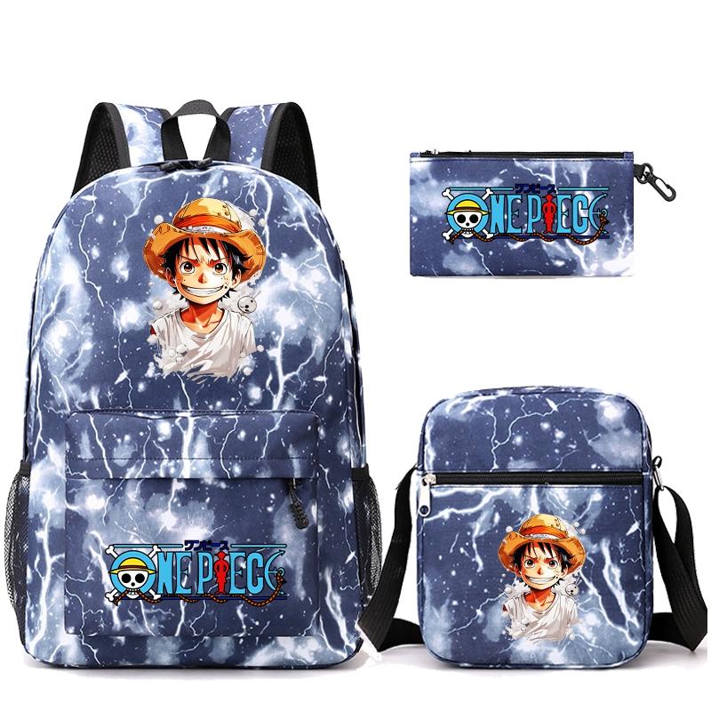 3 шт./компл. аниме цельный рюкзак с наплечной сумкой пенал для мальчика и девочки школьная сумка женская дорожная сумка Mochila