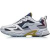 Li Ning Нескользящие износостойкие низкие беговые кроссовки мужские Глубокий синий цвет утки ARLQ001-3