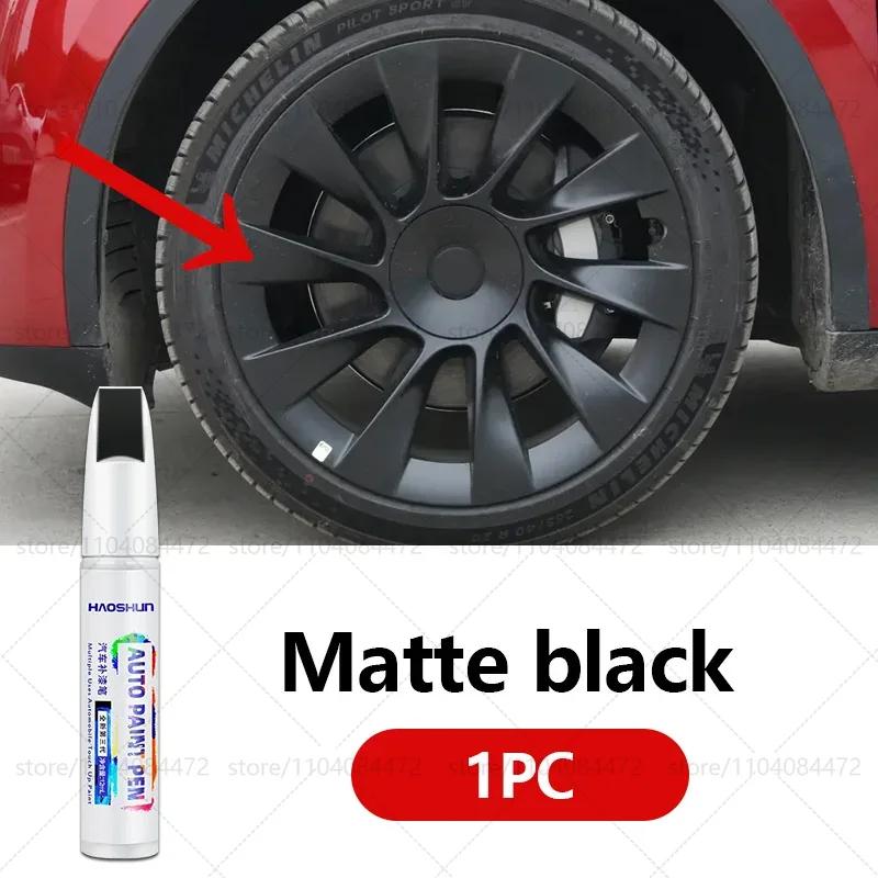 Для Tesla Model 3 YXS Car Paint Scratch Repair Pen Touch Up Paint Accessories Black Pearl White Silver Deep Sea Blue Red
