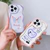 Cute Cartoon Pattern Cream Texture Casing Wavy Edge Soft Silicone Cover Phone Case for Xiaomi Redmi