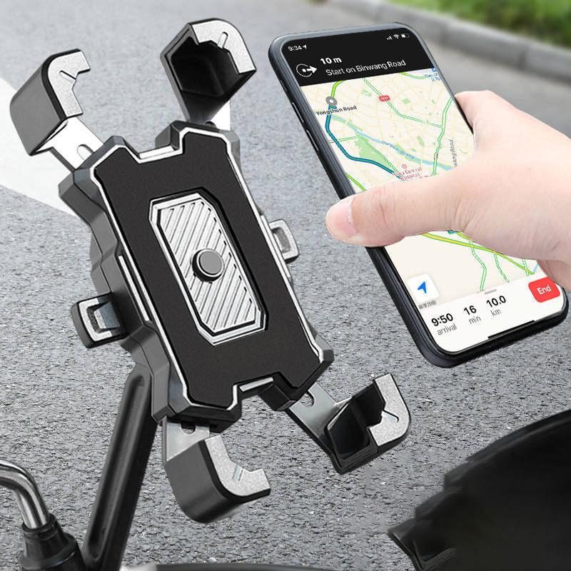 Anti Slip Riding Electric Bicycle Motorcycle Holder New 360 ° Rotatable Bicycle Phone Holder Mountain Bike Car Phone Holder Fix