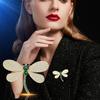 Senior Brooches Flower Leaf Brooch Pins for Women Suit Pendant  Fashion Brooches Jewelry