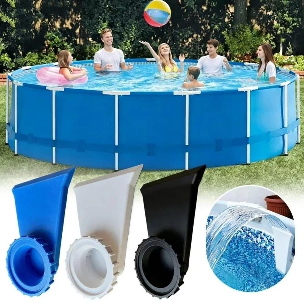 3D Printing Pool Return Fountain Plastic Pool Fountain Holder Pool Spray Nozzle Outdoor Garden