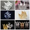 Реквизит для вечеринки по случаю дня рождения, десерт, выпечка, украшение для торта, стразы, размер жемчужины, корона, украшение