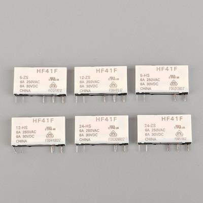Hf41F-24-Zs Hf41F-12-Zs Hf41F-5-Zs Hf41F-5-Hs Hf41F-12-Hs Hf41F-24-Hs Промышленное реле Сверхминиатюрное силовое реле 41F Hf41F