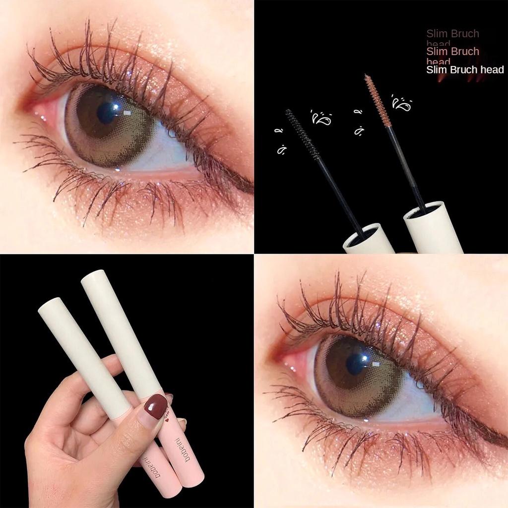 Mascara, Waterproof, Long Lasting, Long Eyelashes, Not Easy To Fall Off, the Brush Head Is Long and Thin, Natural, Soft.