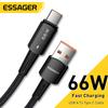 Essager Кабель USB Type C PD66W Кабель для быстрой зарядки Кабель для передачи данных мобильного телефона для Samsung Huawei Xiaomi Mi Redmi Сотовый телефон USB-провод