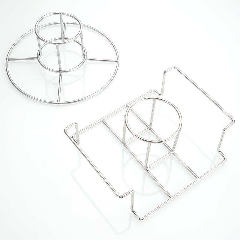 Решетка для жарки курицы с антипригарным покрытием из пищевой нержавеющей стали, вертикальный держатель для курицы, сковороды для барбекю, кухонные аксессуары