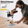 Floor Drill Press Stand, Aluminum Alloy Bench Mount Drill Holder Jig for 1.4-1.6 inch Electric Drills, Precision Drilling Tool