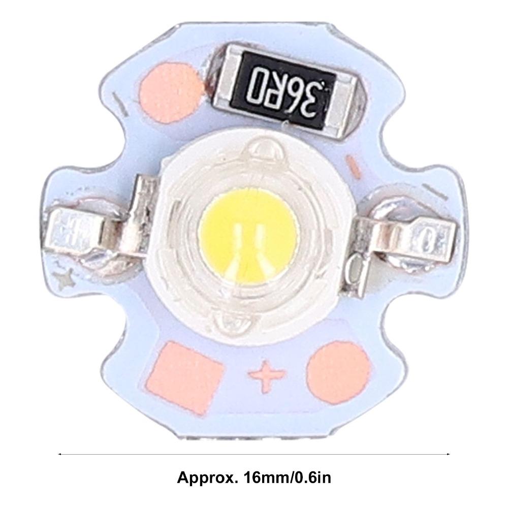 40pcs 1W LED Lamp Beads 12V Light Source Chip Durable LED Chip Bulb Automotive Lighting