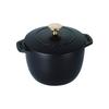 К Staub Cocotte de GOHAN Черная M Рисоварка из чугуна с индукционным нагревом Японская La Cocotte de GOHAN [Пробный период 30 дней] "La 16cm" Плита, 2 чашки