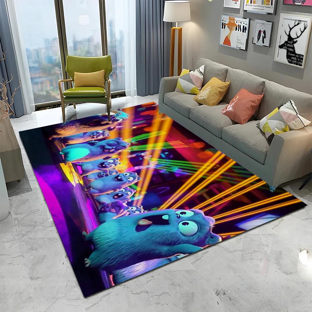 3D Grizzy and The Lemmings Cartoon Carpet Rug для дома, гостиной, спальни, дивана, коврика для двери, детский коврик, нескользящий напольный коврик