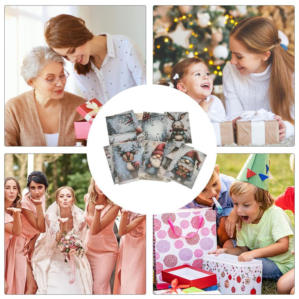 Christmas Cards Bulk 20 Pieces Cute Variety Postcards Holiday Greeting Cards For Student Kid Friend Family Daughter Son Teacher