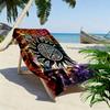 Pentagram Supernatural Print Beach Towel, Large Soft Quick Dry Towel for Beach Camping Swimming