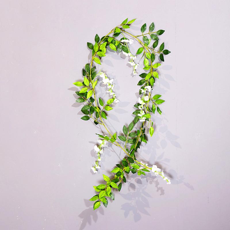 1шт настенное растение лоза домашний декор свадебная арка искусственный цветок садовый декор искусственная глициния лоза гирлянда цветочная гирлянда