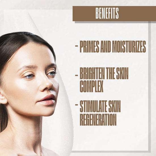 FASHION COLOUR Platinum Увлажняющий праймер под макияж | Увлажнение кожи | Формула без масел | Невесомая текстура для безупречной основы | 135 мл