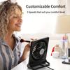 Folding Desk Fan Lightweight Ultra-thin Mini Fan Table Fan Small USB Fan  Outdoor
