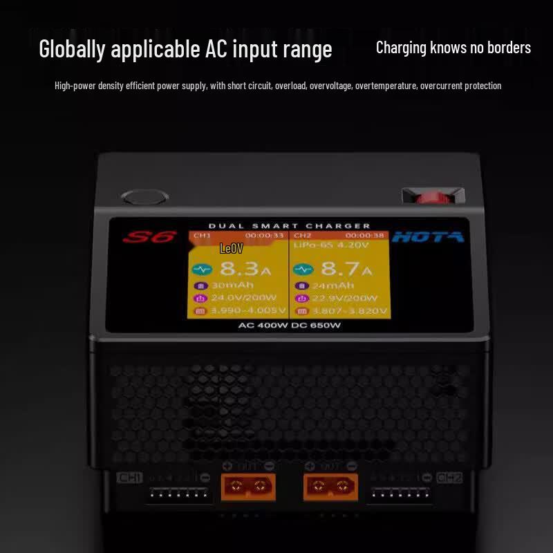HOTA S6 AC/DC Dual Channel Smart Balance Charger