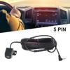 Задняя камера с 6-метровым видеокабелем, зеркальный видеорегистратор, камера заднего вида 720P, 5-контактный разъем 2,5 мм AHD H65, стеклянный объектив высокой четкости